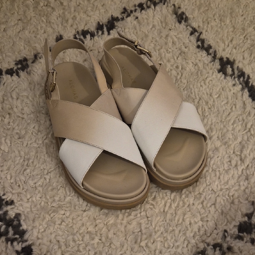 Alohas Marshmellow Slingback Sandals